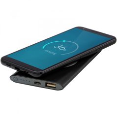   Powerbank, Everestus, 21OCT0312, 4000 mAh, 12 x 1 x 6.8 cm, Aluminiu, ABS, Negru