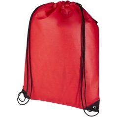   Saculet cu snur, 2502E14897, Everestus, 33 x 44 cm, Poliester, Rosu