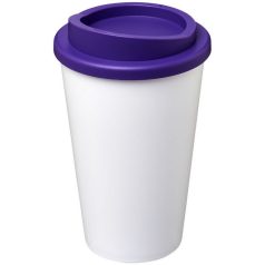   Americano® 350 ml insulated tumbler, PP Plastic, White,Purple  