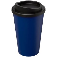   Americano® 350 ml insulated tumbler, PP Plastic, Blue, solid black