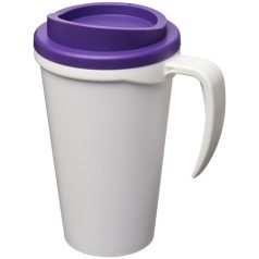   Americano® Grande 350 ml insulated mug, PP Plastic, White,Purple  