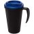 Americano® Grande 350 ml insulated mug, PP Plastic, solid black, Blue