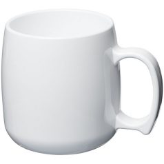 Classic 300 ml plastic mug, SAN, White