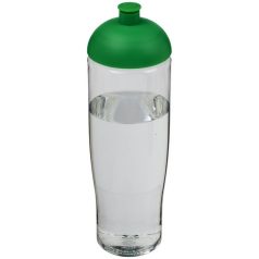   H2O Tempo® 700 ml dome lid sport bottle, PET, PP Plastic, Transparent, Green  