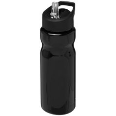   H2O Base® 650 ml spout lid sport bottle, PET, PP Plastic, solid black