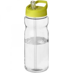   Sticla de apa, sport, 650 ml, 22.4xØ 7.35 cm, H2O, 20IUN0562, Transparent, Verde, PET, Polipropilena