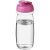 Sticla de apa, sport, 600 ml, 20.5xØ 7.35 cm, H2O, 20IUN0632, Transparent, Roz, PET, Polipropilena