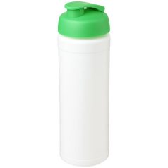   Baseline® Plus grip 750 ml flip lid sport bottle, LDPE, PP Plastic, White, Green  