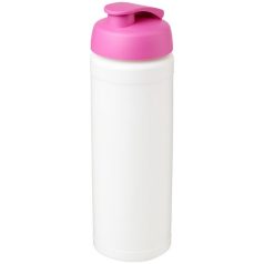   Baseline® Plus grip 750 ml flip lid sport bottle, LDPE, PP Plastic, White,Pink  