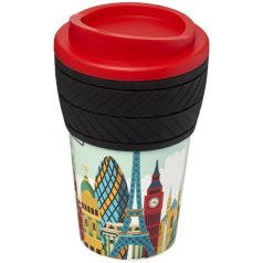   Brite-Americano® tyre 350 ml insulated tumbler, Silicone, Red