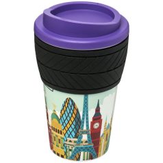   Brite-Americano® tyre 350 ml insulated tumbler, Silicone, Purple