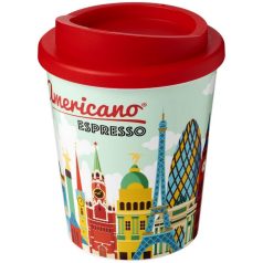   Brite-Americano® Espresso 250 ml insulated tumbler, PP Plastic, Red