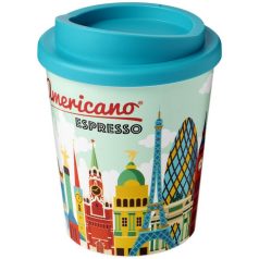   Brite-Americano® Espresso 250 ml insulated tumbler, PP Plastic, Aqua