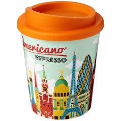   Brite-Americano® Espresso 250 ml insulated tumbler, PP Plastic, Orange