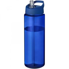   Sticla de apa, sport, 850 ml, 24.3xØ 7.35 cm, H2O, 20IUN0662, Albastru, PET, Polipropilena