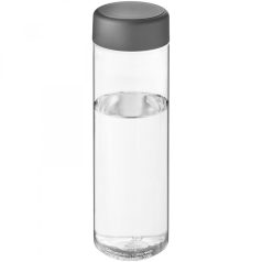   Sticla sport pentru apa, 850 ml, 22,6xø6,35 cm, H2O, 20SEP0748, Polipropilena, Plastic, Transparent, Gri