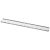 Renzo 30 cm plastic ruler, GPPS Plastic, transparent clear