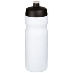   Baseline® Plus 650 ml sport bottle, HDPE Plastic, PP Plastic, White, solid black