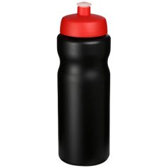   Baseline® Plus 650 ml sport bottle, HDPE Plastic, PP Plastic,  solid black,Red  