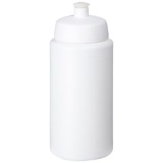   Baseline® Plus grip 500 ml sports lid sport bottle, HDPE Plastic, PP Plastic, White