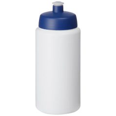   Baseline® Plus grip 500 ml sports lid sport bottle, HDPE Plastic, PP Plastic, White,Blue