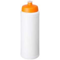   Baseline® Plus grip 750 ml sports lid sport bottle, HDPE Plastic, PP Plastic, White,Orange  