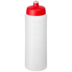   Baseline® Plus grip 750 ml sports lid sport bottle, HDPE Plastic, PP Plastic, Transparent,Red  