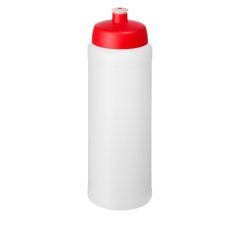   Baseline® Plus 750 ml bottle with sports lid, HDPE Plastic, PP Plastic, Transparent,Red  