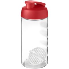   Shaker proteine 500 ml, H2O Active Bop, 2410E25660, Plastic, Polipropilena, Rosu, Transparent