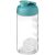 Shaker proteine 500 ml, H2O Active Bop, 2410E25666, Plastic, Polipropilena, Albastru Aqua, Transparent