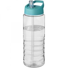   Sticla de apa, sport, 750 ml, 23.1xØ 9 cm, H2O, 20IUN0652, Transparent, Gri, PET, Polipropilena