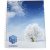 Desk-Mate® A4 notebook synthetic cover, Paper, polypropylene, White