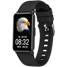   Smartwatch multisport cu gps, 2401E14921, Prixton, 42.8x1.23x2.5 cm, ABS, Negru