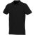 Beryl short sleeve men's organic recycled polo, Male, Piqué knit of 70% organic cotton and 30% recycled polyester,  solid black, XL