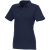 Beryl short sleeve women's organic recycled polo, Female, Piqué knit of 70% organic Cotton and 30% recycled Polyester, Navy, M