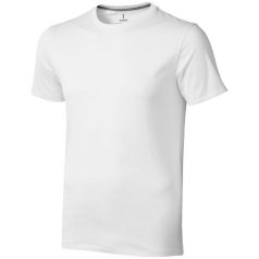   Nanaimo short sleeve men's t-shirt, Male, Single Jersey knit of 100% ringspun combed Cotton, White, XS