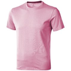   Nanaimo short sleeve men's t-shirt, Male, Single Jersey knit of 100% ringspun combed Cotton, Light pink, XL