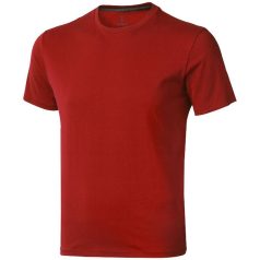   Nanaimo short sleeve men's t-shirt, Male, Single Jersey knit of 100% ringspun combed Cotton, Red, S