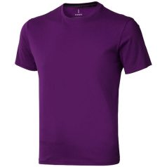   Nanaimo short sleeve men's t-shirt, Male, Single Jersey knit of 100% ringspun combed Cotton, Plum, S