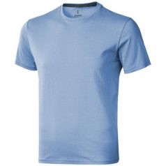   Nanaimo short sleeve men's t-shirt, Male, Single Jersey knit of 100% ringspun combed Cotton, Light blue, S