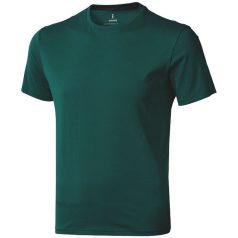   Nanaimo short sleeve men's t-shirt, Male, Single Jersey knit of 100% ringspun combed Cotton, Forest green, XS