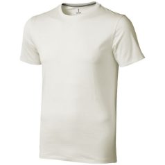   Nanaimo short sleeve men's t-shirt, Male, Single Jersey knit of 100% ringspun combed Cotton, Light grey, XXXL