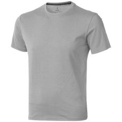   Nanaimo short sleeve men's t-shirt, Male, Single Jersey knit of 100% ringspun combed Cotton, Grey melange, L