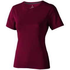   Nanaimo short sleeve women's T-shirt, Female, Single Jersey knit of 100% ringspun combed Cotton, Burgundy, XS