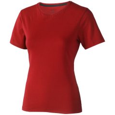   Nanaimo short sleeve women's T-shirt, Female, Single Jersey knit of 100% ringspun combed Cotton, Red, XS