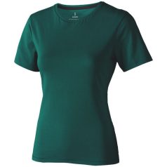   Nanaimo short sleeve women's T-shirt, Female, Single Jersey knit of 100% ringspun combed Cotton, Forest green, XS