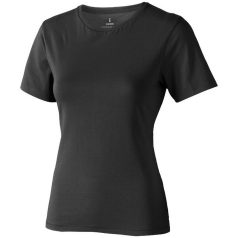   Nanaimo short sleeve women's T-shirt, Female, Single Jersey knit of 100% ringspun combed Cotton, Anthracite, S