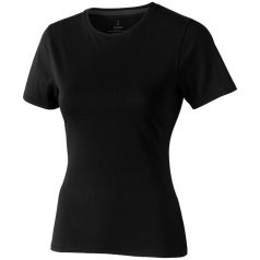   Nanaimo short sleeve women's T-shirt, Female, Single Jersey knit of 100% ringspun combed Cotton, solid black, XS