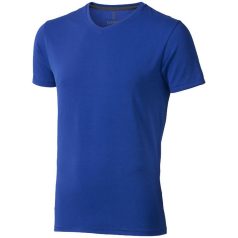   Kawartha short sleeve men's organic t-shirt, Male, Single Jersey knit of 95% organic ringspun Cotton and 5% Elastane, Blue, S