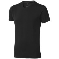   Kawartha short sleeve men's organic t-shirt, Male, Single Jersey knit of 95% organic ringspun Cotton and 5% Elastane, solid black, M